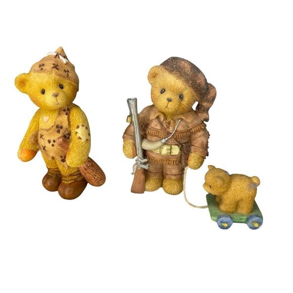 Enesco Danny and Hunter Me Cavebear You Friend Cherished Teddies - Picture 1 of 11